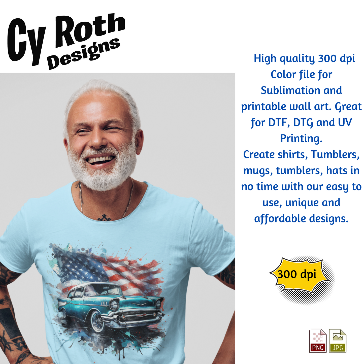 1957 Chevy Bel Air Sublimation Wall Art 20oz skinny Tumbler PNG JPG file, shirt PNG, Junk Journal image