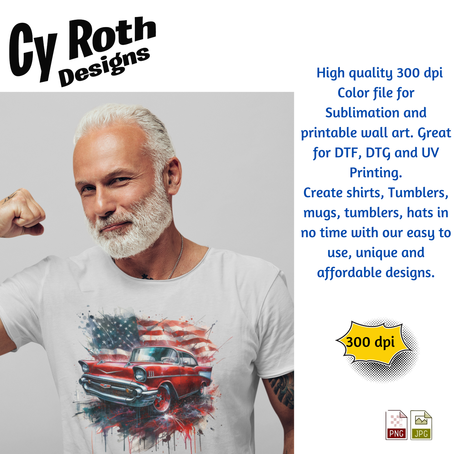 1957 Chevy Bel Air Sublimation Wall Art 20oz skinny Tumbler PNG JPG file, shirt PNG, Junk Journal image