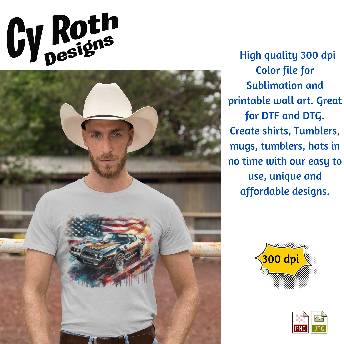 1978 Trans Am Sublimation PNG JPG file, Wall Art 20oz skinny Tumbler, shirt PNG, Junk Journal image