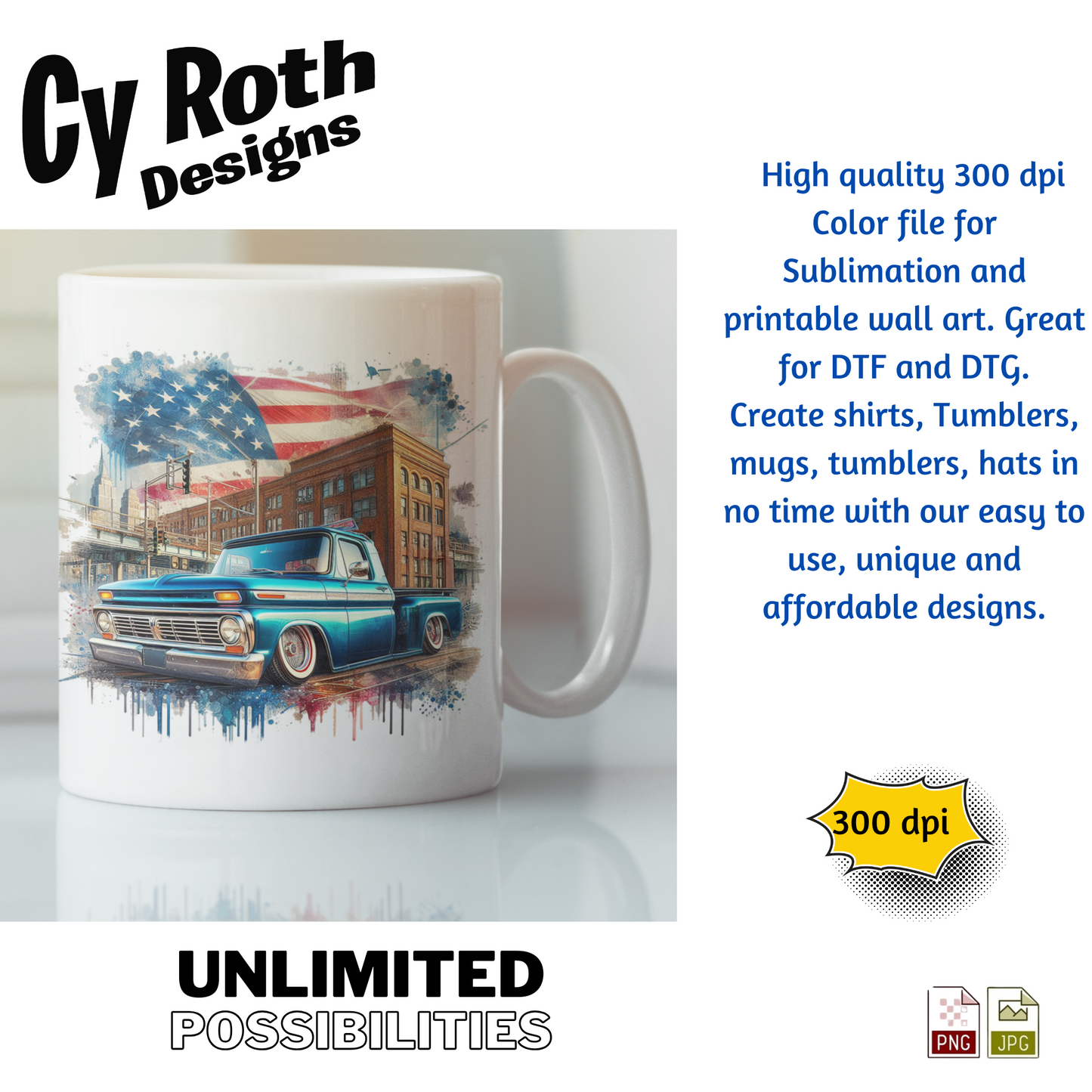 Ford Low Rider Sublimation PNG JPG file, Wall Art 20oz skinny Tumbler, shirt PNG, Junk Journal image