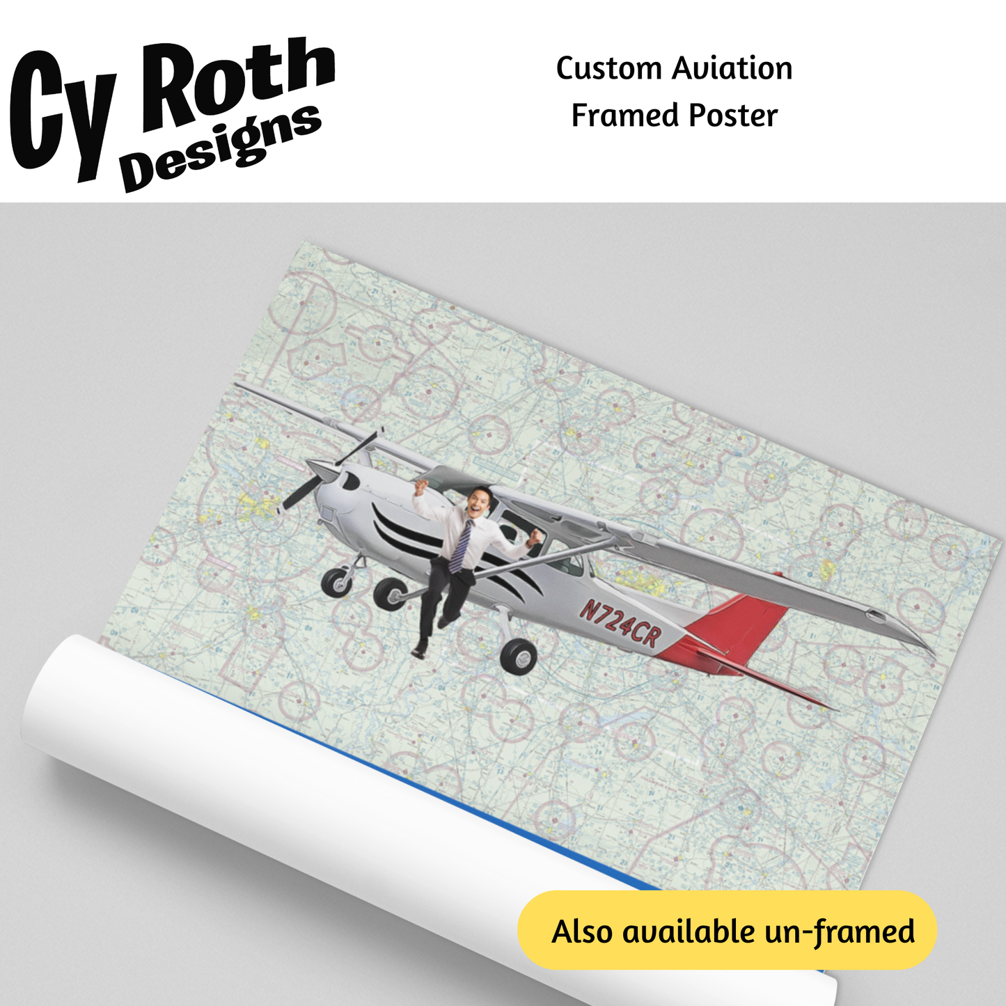 First Solo, Pilot License, Pilot Certificate, Achievement Poster, Framed Wall Art