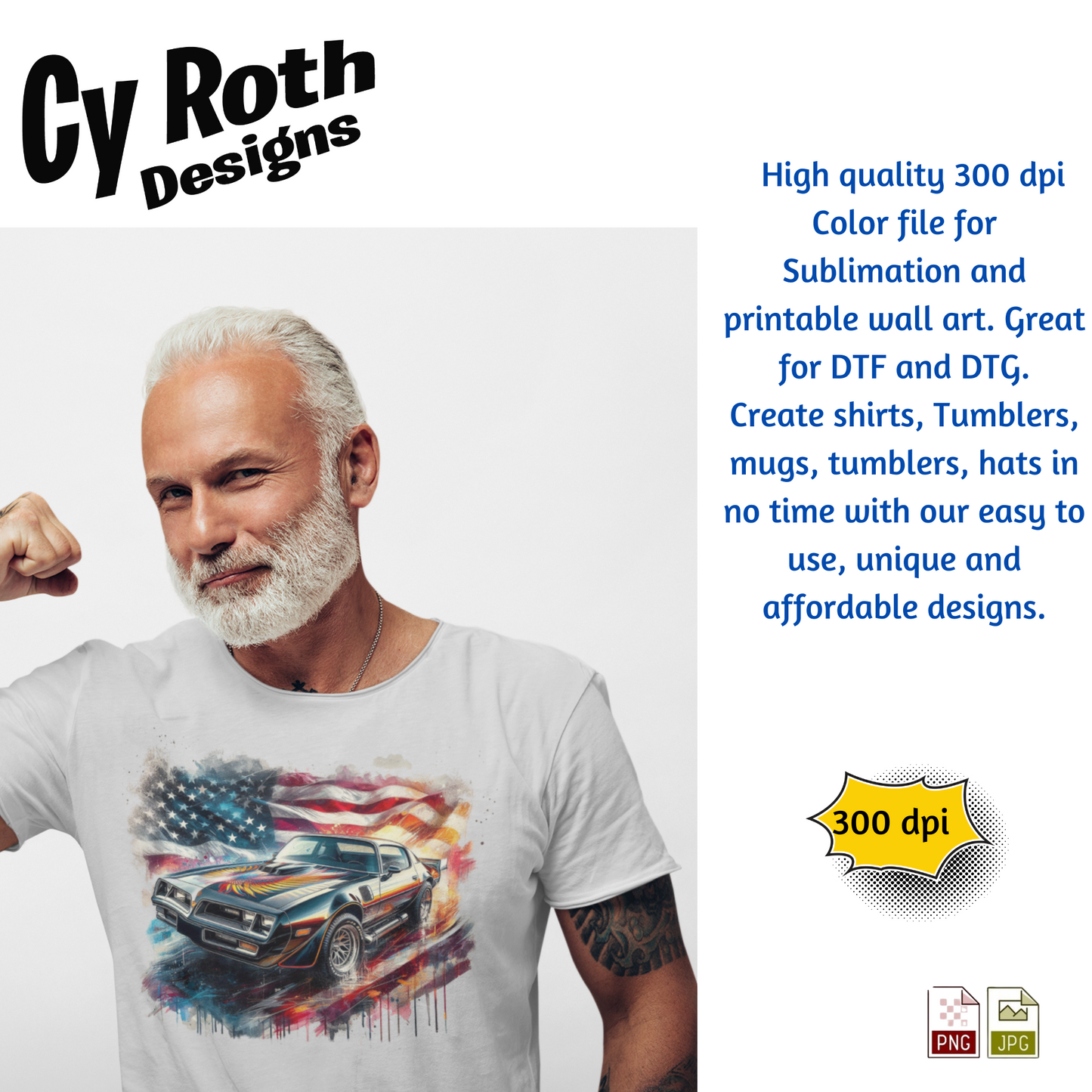 1978 Trans Am Sublimation PNG JPG file, Wall Art 20oz skinny Tumbler, shirt PNG, Junk Journal image