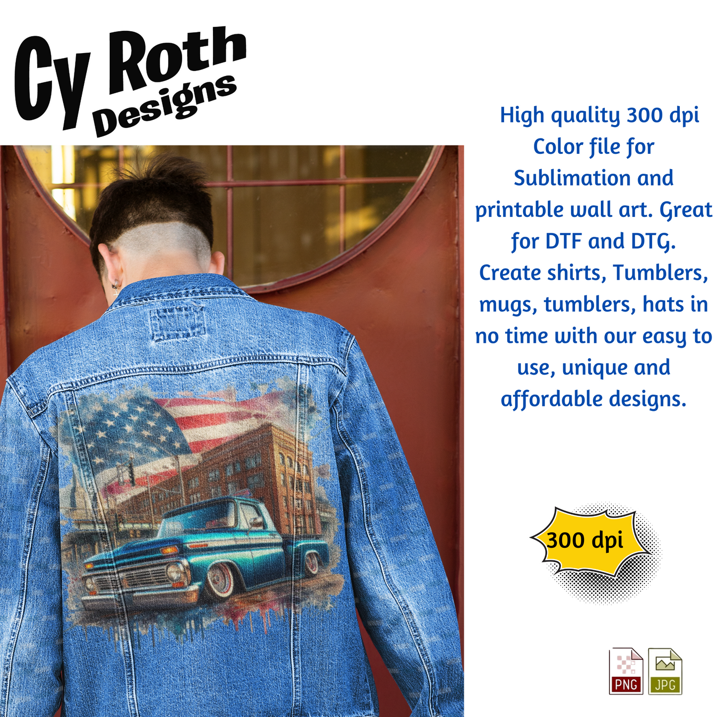 Ford Low Rider Sublimation PNG JPG file, Wall Art 20oz skinny Tumbler, shirt PNG, Junk Journal image