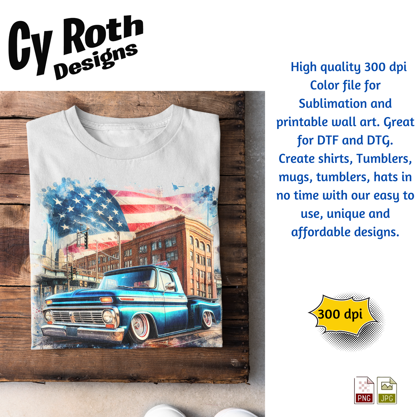 Ford Low Rider Sublimation PNG JPG file, Wall Art 20oz skinny Tumbler, shirt PNG, Junk Journal image