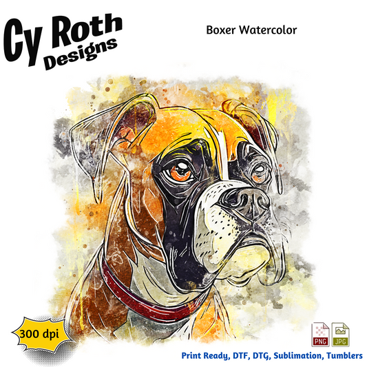 Dog Boxer Sublimation PNG JPG file, Wall Art 20oz skinny Tumbler, shirt PNG, Junk Journal image