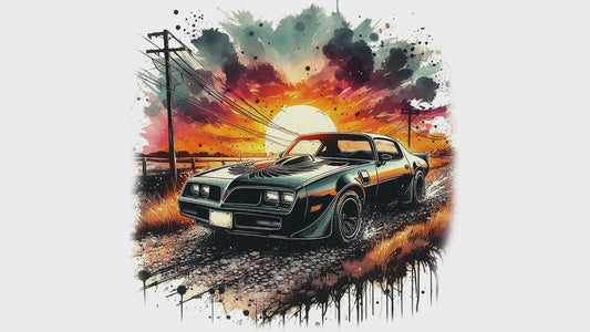1978 Trans Am Sublimation PNG JPG file, Wall Art 20oz skinny Tumbler, shirt PNG, Junk Journal image